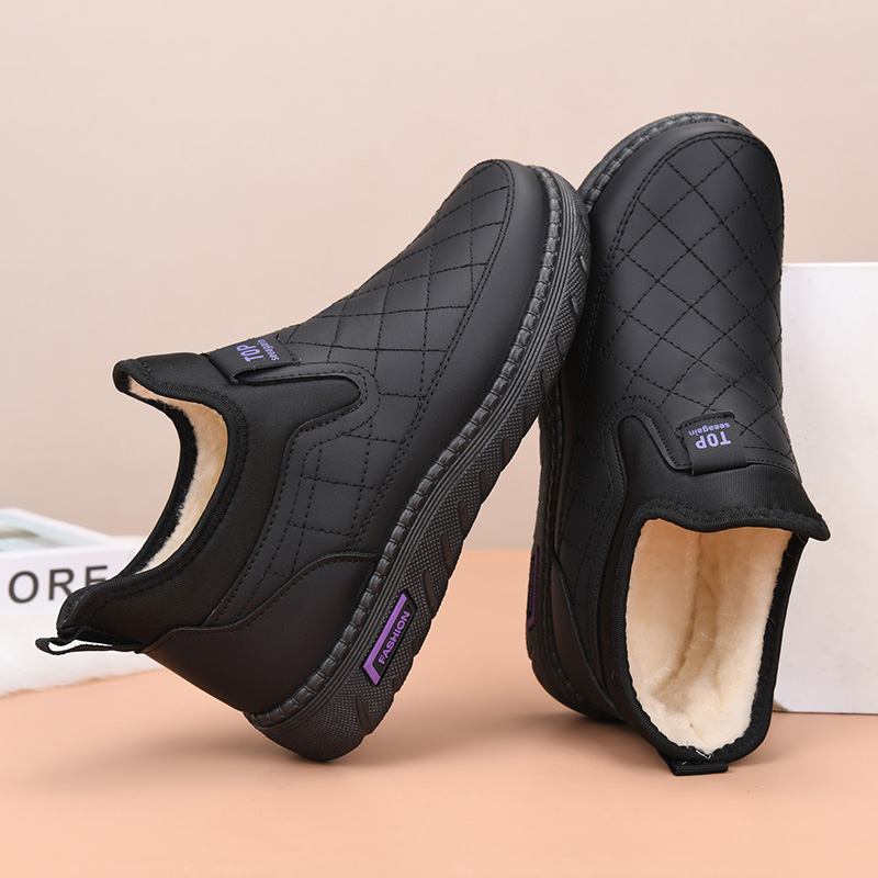 Espadrille Slip On - New Winter Women's Shoes, Fleece-Lined, Warm