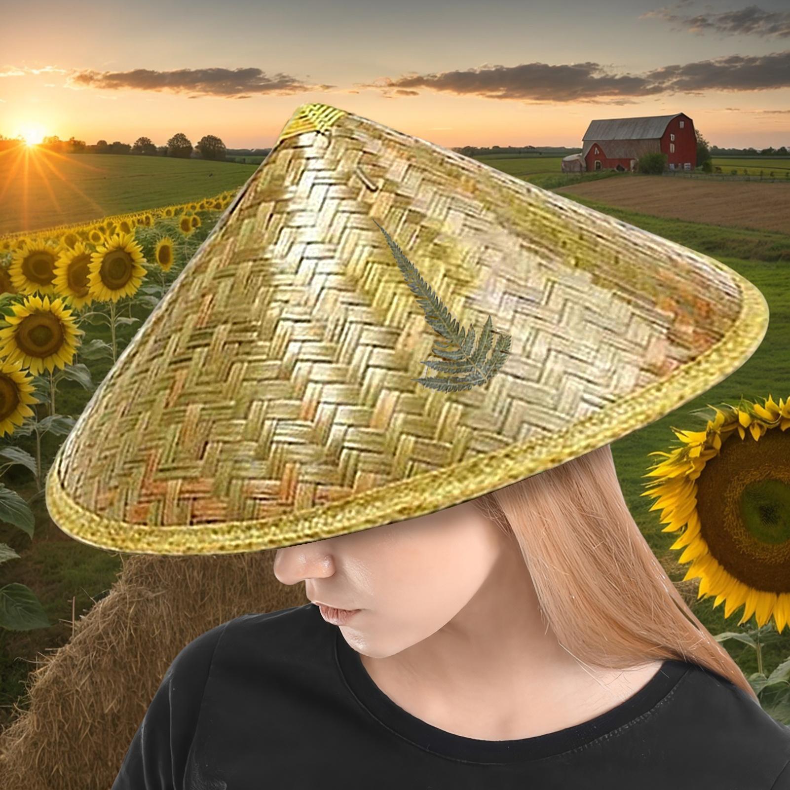 Chinese Straw Hat Handmade Rat - огляд і ціна Bucket Hat Straw