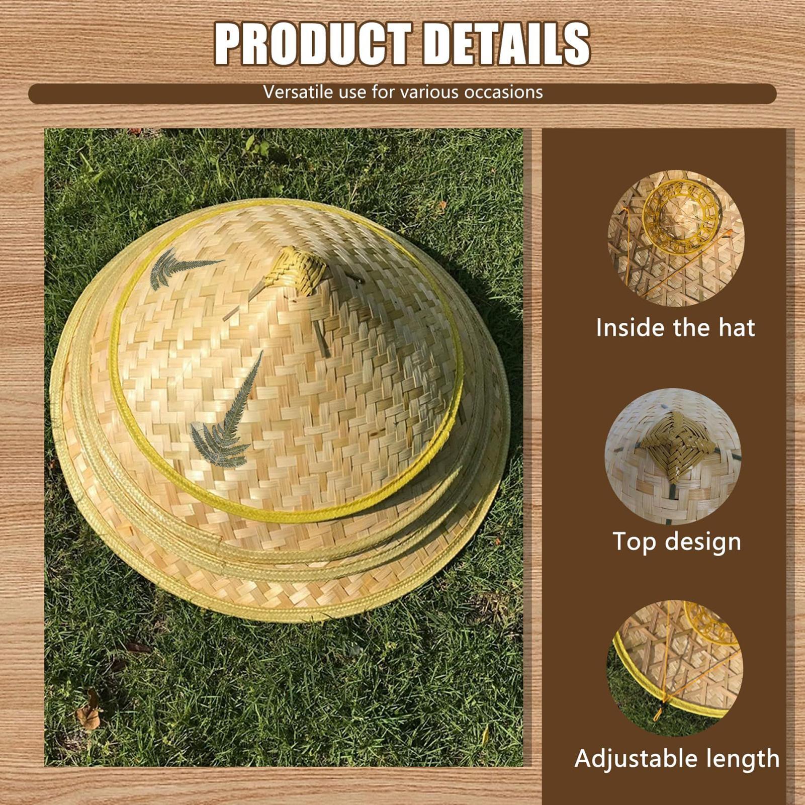 Chinese Straw Hat Handmade Rat - огляд і ціна Bucket Hat Straw