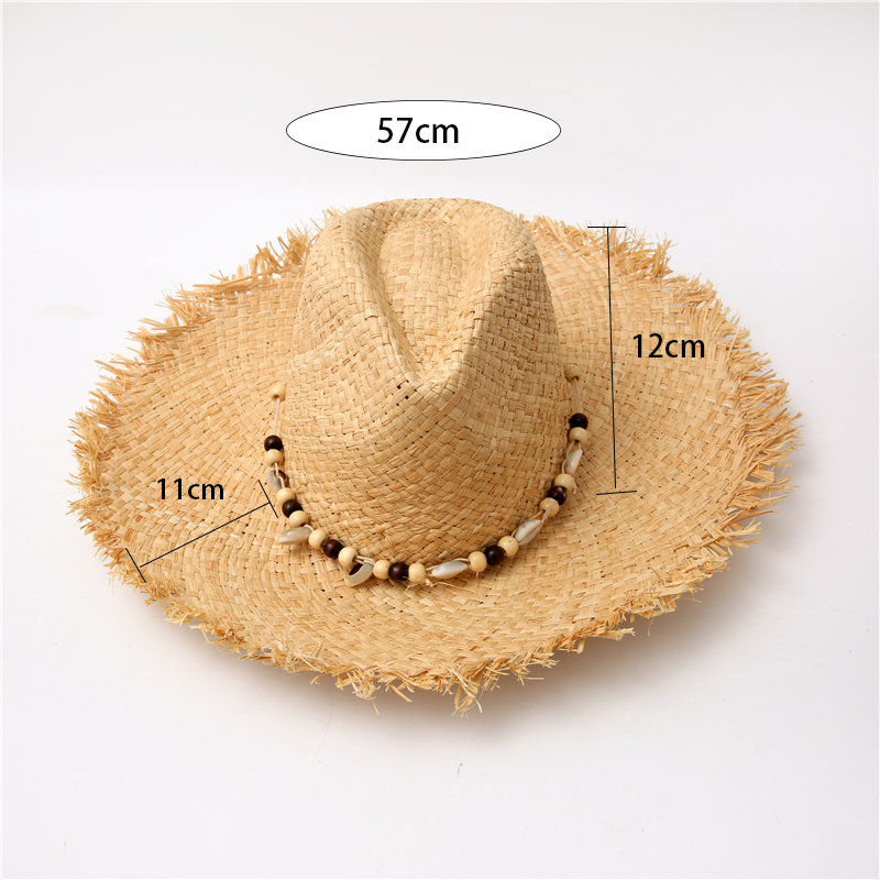 Summer Solid Color Handmade Ri - огляд і ціна Bucket Hat Straw