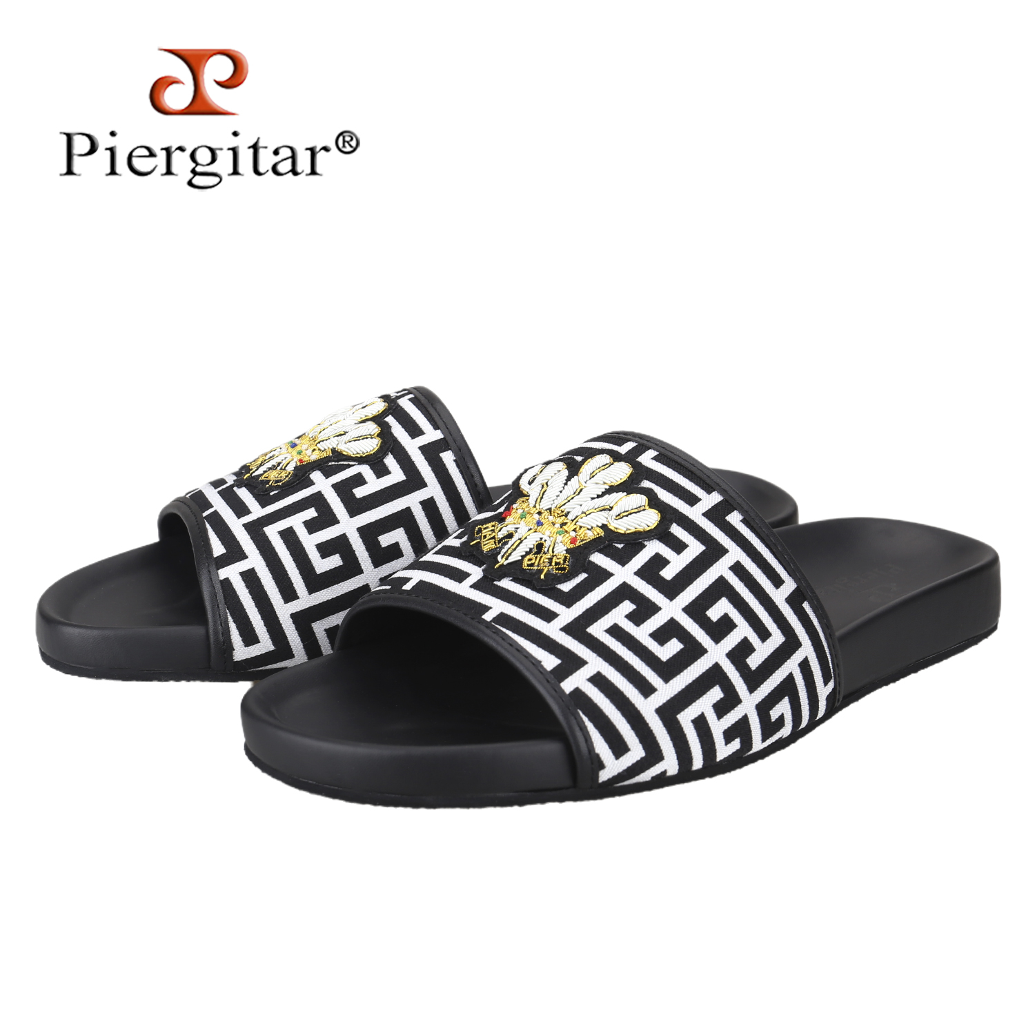 Piergitar Summer Model Black A - огляд і ціна Flip Flop Leather Men