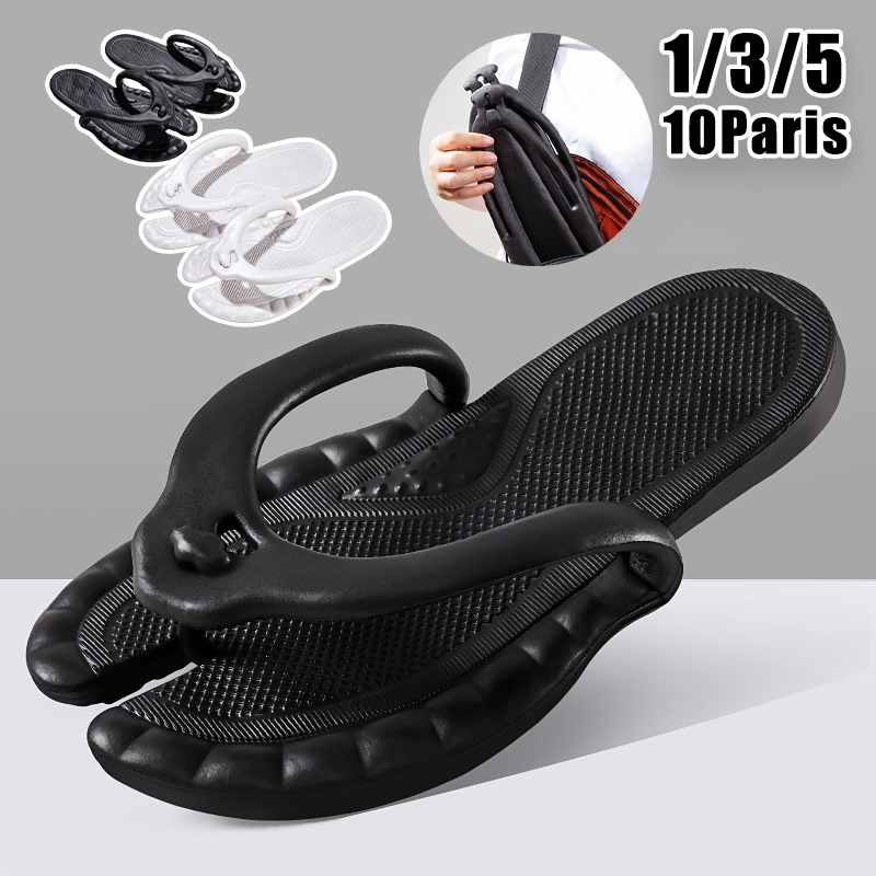 Compact Travel Slippers Women  - огляд і ціна Flip Flop Leather Men
