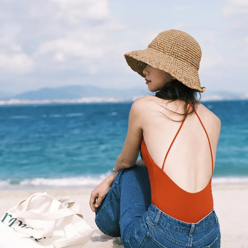 Summer Sun Hats for Women Stra - огляд і ціна Bucket Hat Straw