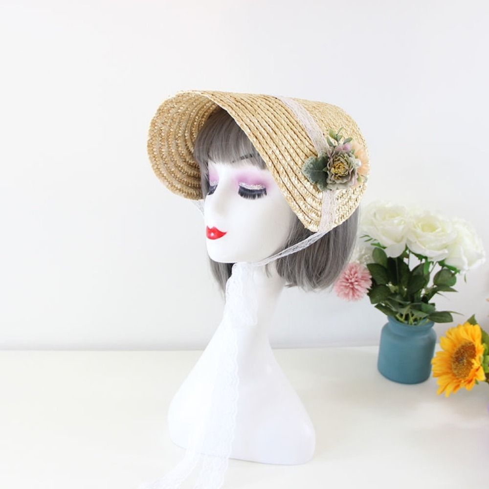 French Style Lolita Straw Hat  - огляд і ціна Bucket Hat Straw