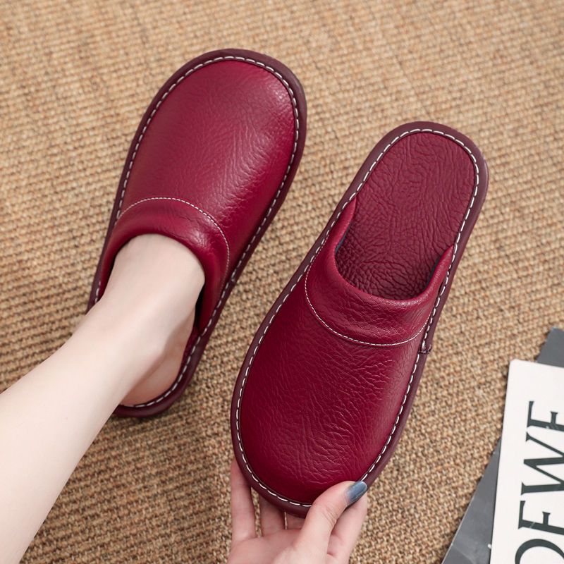 Home Leather Slippers Men and  - огляд і ціна Flip Flop Leather Men