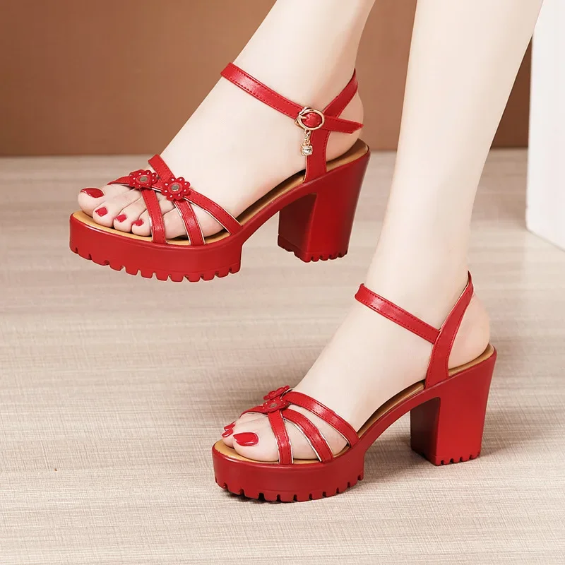 8cm Small Size 32-43 Elegant F - огляд і ціна Casual Sandal Leather